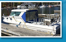 Pro guide with fully equipped 28 foot Sportcraft fishing boat
